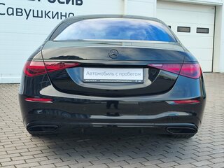 2021 Mercedes-Benz S-Класс 450 Long 4MATIC VII (W223), чёрный, 8479000 рублей, вид 4