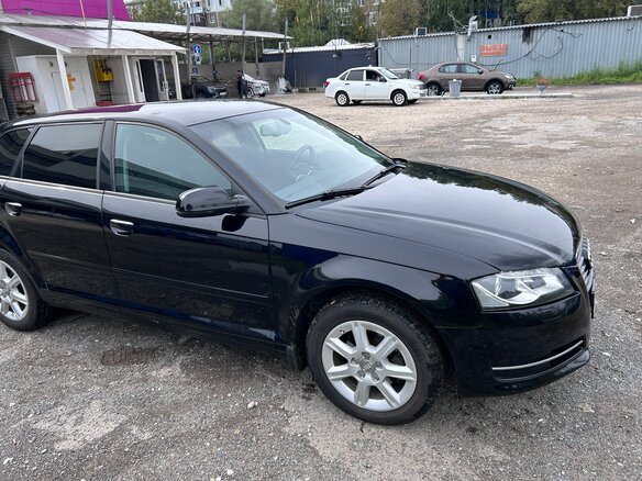 2012 Audi A3 II (8P) Рестайлинг 2, чёрный, 830000 рублей - вид 1