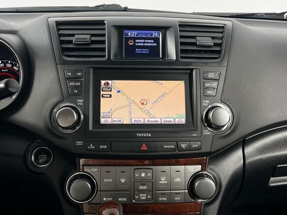 2012 Toyota Highlander II (XU40) Рестайлинг, чёрный - вид 16