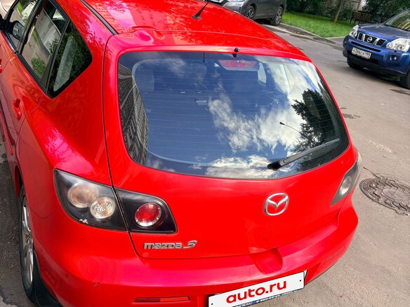 2007 Mazda 3 I (BK) Рестайлинг, красный, 600000 рублей - вид 9