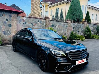 2020 Mercedes-Benz S-Класс 450 Long VI (W222, C217) Рестайлинг, чёрный, 4789000 рублей, вид 2