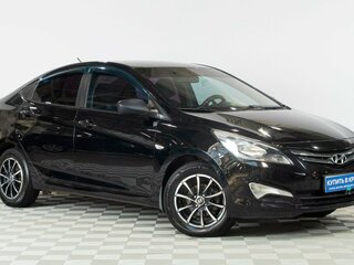 2015 Hyundai Solaris I Рестайлинг, чёрный, 1029000 рублей, вид 1
