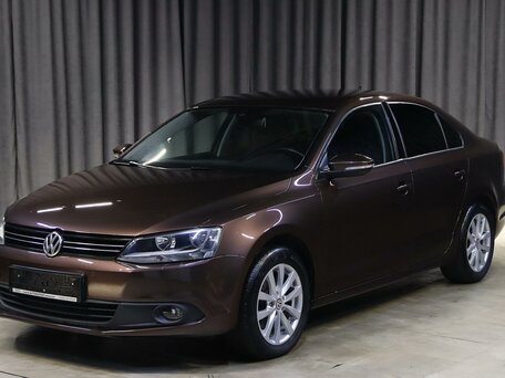 2014 Volkswagen Jetta VI, коричневый, 1049000 рублей, вид 1