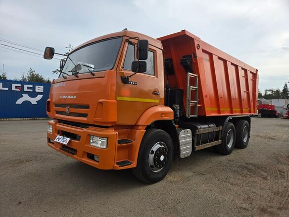 2022 КамАЗ 6520, оранжевый - вид 1