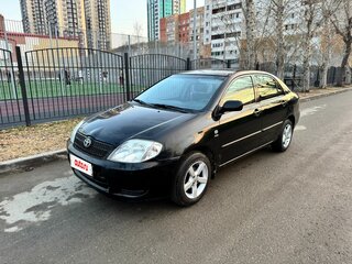 2003 Toyota Corolla IX (E120, E130), чёрный, 539000 рублей, вид 2