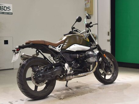 2021 BMW R Nine T Scrambler, зелёный, 1077000 рублей, вид 5