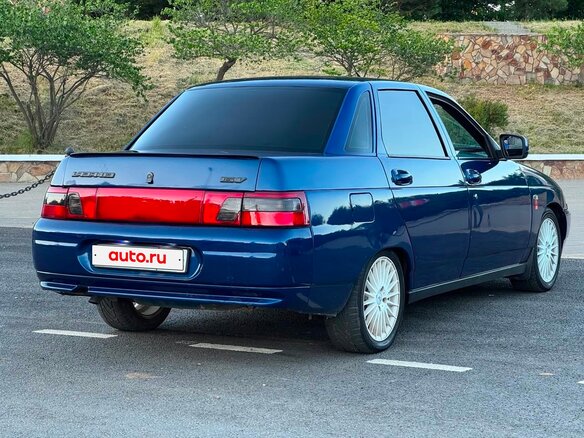 2002 Lada (ВАЗ) 2110, синий, 360000 рублей - вид 5