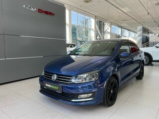 2018 Volkswagen Polo V Рестайлинг, синий, 969000 рублей, вид 1