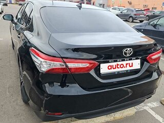 2021 Toyota Camry VIII (XV70) Рестайлинг, чёрный, 1950000 рублей, вид 3