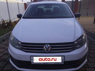2019 Volkswagen Polo V Рестайлинг, белый, 700000 рублей, вид 1