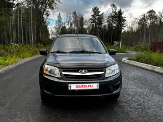 2017 Lada (ВАЗ) Granta I, серебристый, 380000 рублей, вид 3