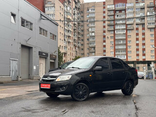 2014 Lada (ВАЗ) Granta I, синий, 449000 рублей, вид 3