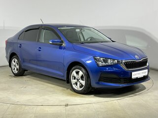 2021 Skoda Rapid II, синий, 1860000 рублей, вид 4