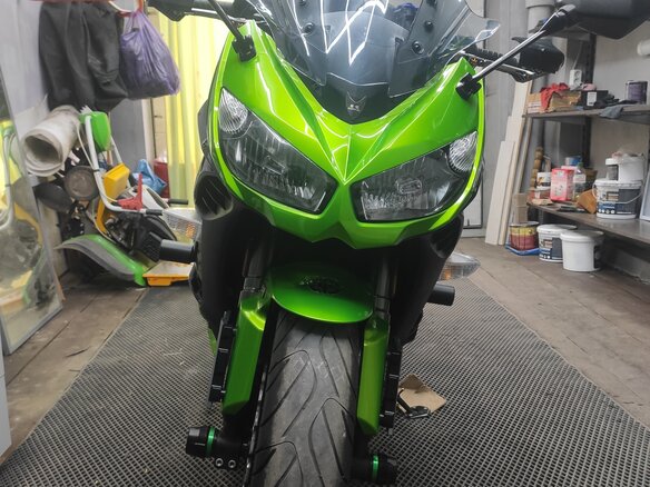 2011 Kawasaki Ninja 1000 SX, зелёный, 750000 рублей - вид 6