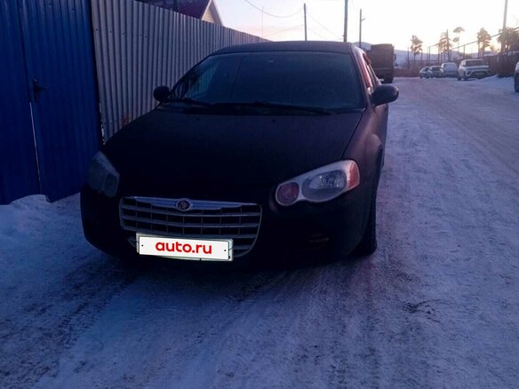 2004 Chrysler Sebring II Рестайлинг, чёрный, 210000 рублей