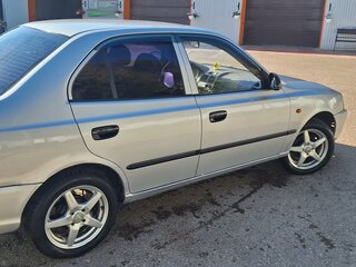 2005 Hyundai Accent II Рестайлинг, серебристый, 275000 рублей, вид 5