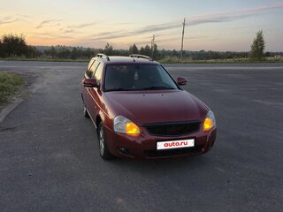 2015 Lada (ВАЗ) Priora I Рестайлинг, красный, 455000 рублей, вид 2