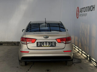2015 Kia Rio III Рестайлинг, бежевый, 622050 рублей, вид 4