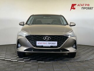 2021 Hyundai Solaris II Рестайлинг, бежевый, 1360000 рублей, вид 2