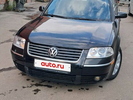 2002 Volkswagen Passat B5 Рестайлинг, чёрный, 470000 рублей, вид 1