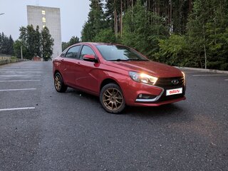 2019 Lada (ВАЗ) Vesta I, красный, 1020000 рублей, вид 2