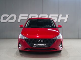2020 Hyundai Solaris II Рестайлинг, красный, 1649000 рублей, вид 2