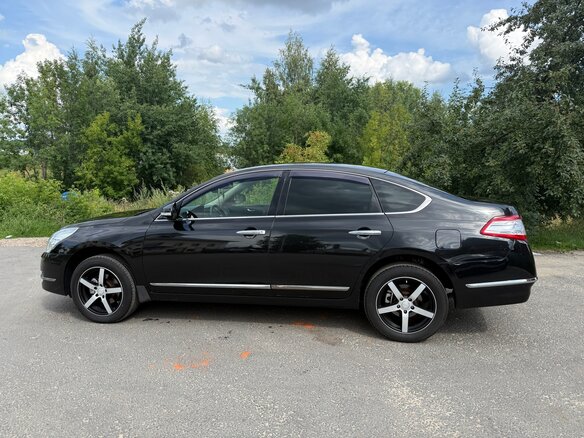 2011 Nissan Teana II (J32) Рестайлинг, чёрный - вид 2