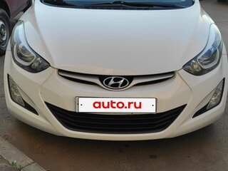 2015 Hyundai Elantra V (MD) Рестайлинг, белый, 1215000 рублей, вид 3