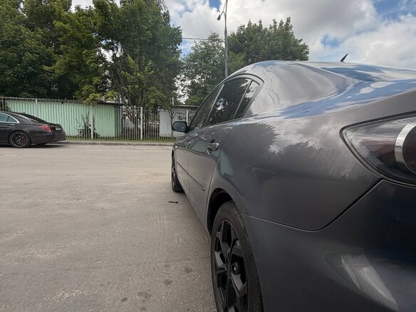2007 Mazda 3 I (BK) Рестайлинг, серый - вид 3