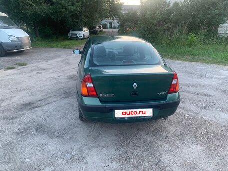 2003 Renault Symbol I Рестайлинг, зелёный, 130000 рублей, вид 4