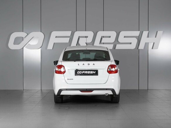 2019 Lada (ВАЗ) Granta I Рестайлинг, белый, 590000 рублей - вид 3