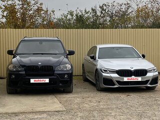2009 BMW X5 4.8i II (E70), синий, 1100000 рублей, вид 3
