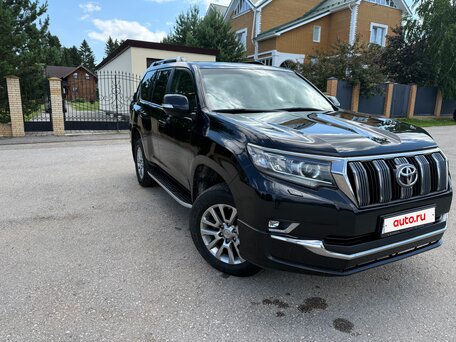 2019 Toyota Land Cruiser Prado 150 Series Рестайлинг 2, чёрный, 5600000 рублей, вид 3