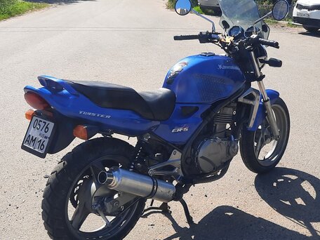 2001 Kawasaki ER-5, синий, 209000 рублей, вид 2