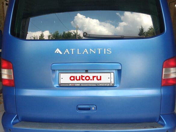 2007 Volkswagen Multivan T5, синий - вид 5