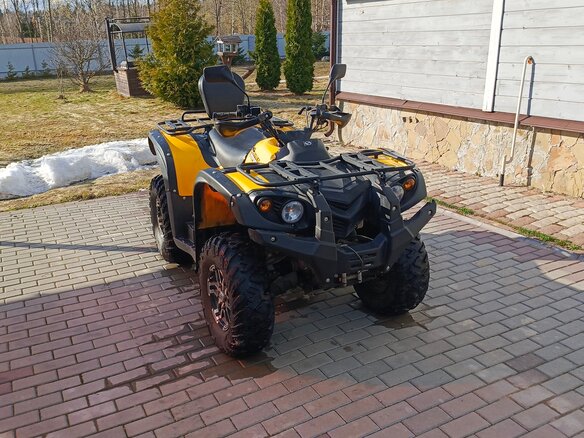 2016 Stels ATV-600YL Леопард, жёлтый, 490000 рублей - вид 8