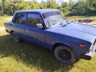 2007 Lada (ВАЗ) 2107, синий, 130000 рублей, вид 4
