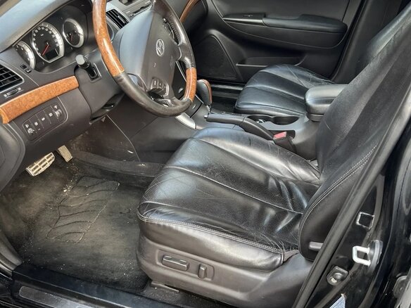 2008 Hyundai Sonata V (NF) Рестайлинг, чёрный - вид 7
