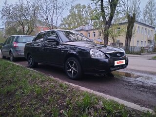2017 Lada (ВАЗ) Priora I Рестайлинг, чёрный, 404000 рублей, вид 2