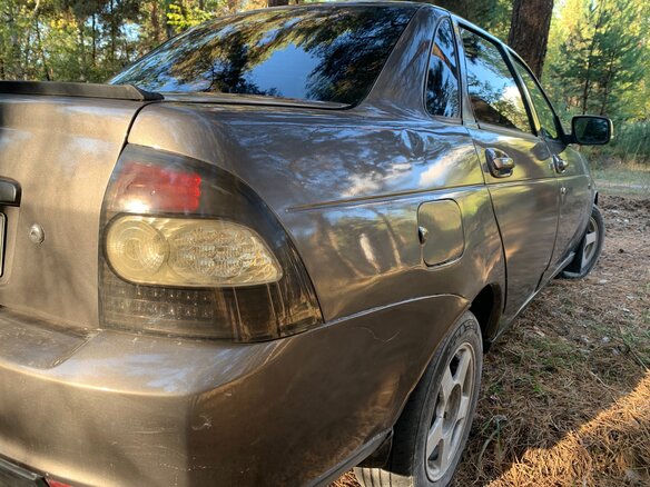 2007 Lada (ВАЗ) Priora I, серый, 170000 рублей - вид 9