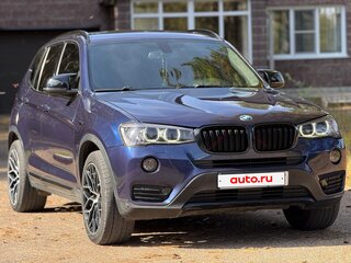 2017 BMW X3 20d xDrive II (F25) Рестайлинг, синий, 2650000 рублей, вид 3