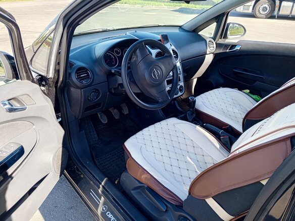 2008 Opel Corsa D, чёрный, 310000 рублей - вид 6