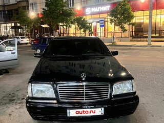 1997 Mercedes-Benz S-Класс 500 Long III (W140) Рестайлинг, синий, 1000000 рублей, вид 1