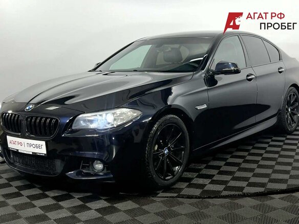 2014 BMW 5 серии 528i xDrive VI (F10/F11/F07) Рестайлинг, чёрный, 1950000 рублей - вид 1