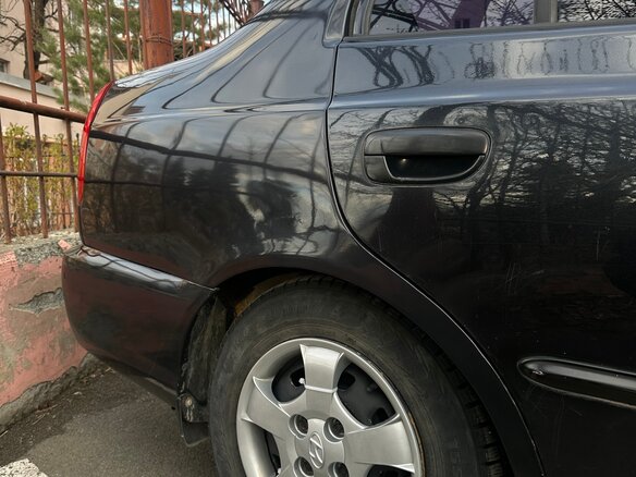 2004 Hyundai Accent ТагАЗ II, чёрный, 310000 рублей - вид 8