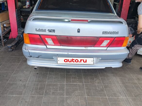 2004 Lada (ВАЗ) 2115, серебристый, 90000 рублей - вид 1