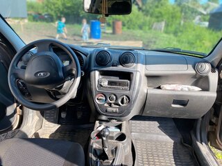 2014 Lada (ВАЗ) Granta I, коричневый, 325000 рублей, вид 4