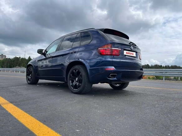 2013 BMW X5 40d II (E70) Рестайлинг, синий, 1850000 рублей - вид 8