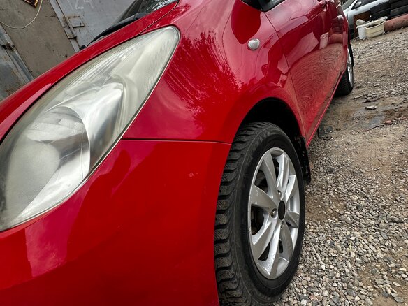 2008 Toyota Yaris Multimode II, красный, 415000 рублей - вид 2