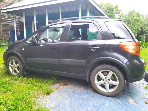 2012 Suzuki SX4 I (Classic) Рестайлинг, чёрный - вид 2